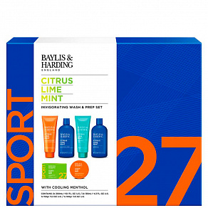 Baylis & Harding Citrus, Lime & Mint Men's Invigorating Shower & Prep Gift Set