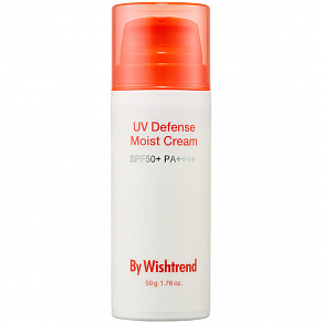By Wishtrend UV Defense Moist Cream SPF 50+ PA++++ Увлажняющий солнцезащитный крем с пантенолом