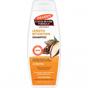 PALMERS Cocoa Butter & Biotin Length Retention Shampoo Шампунь для роста волос с маслом какао и биот