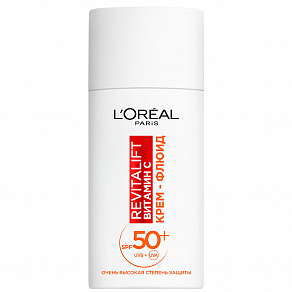 L'Oreal Revitalift Крем-флюид для лица с витамином C SPF 50