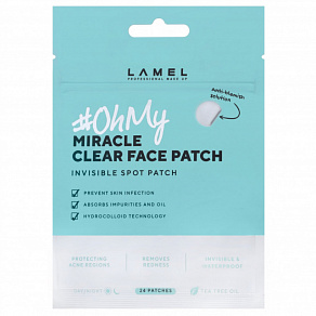 LAMEL Патчи от акне OhMy Miracle Clear Face Patch