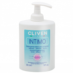 Жидкое мыло для интимной гигиены Cliven Интимо, 300 мл