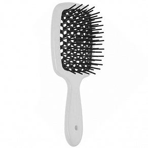 Janeke Rectangular Hair Brush Black&White Щётка для волос