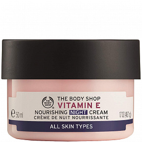 The Body Shop Vitamin E Nourishing Night Cream 72h Питательный ночной крем с витамином Е на 72 часа