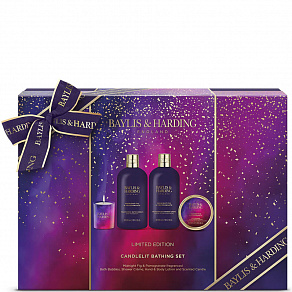 Baylis&Harding Midnight Fig&Pomegranate Luxury Candlelit Bathing Gift Set Подарочный набор
