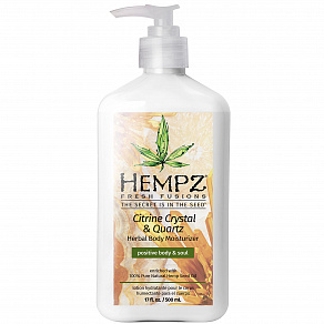 Hempz Citrine Crystal&Quartz Herbal Body Moisturizer Молочко для тела с мерцающим эффектом