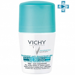 Vichy Anti-Perspirant Deodorant 48H No Marks Дезодорант против белых пятен