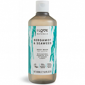 I LOVE Naturals Bergamot and Seaweed Body Wash Гель для душа с бергамотом и морскими водорослями