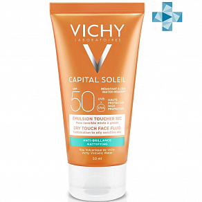 Vichy Capital Soleil Mattifying Dry Touch Face Fluid Матирующая эмульсия SPF 50