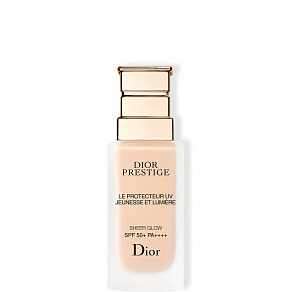 Dior Prestige Sheer Glow Уникальный корректирующий флюид для защиты кожи лица и шеи от UV-лучей