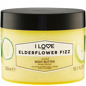 I LOVE Signature Edelflower Fizz Body Butter Масло для тела с ароматом бузины