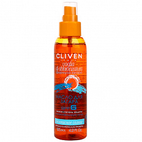 Cliven Sun Body Oil SPF6 Солнцезащитное масло для тела