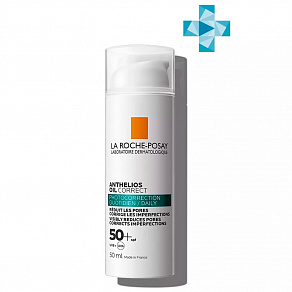 La Roche-Posay Anthelios Oil Correct Photocorrection Daily Gel-Cream SPF50+ Крем солнцезащитный для 