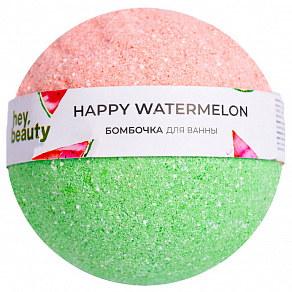 Hey,beauty Happy Watermelon Бомбочка для ванны