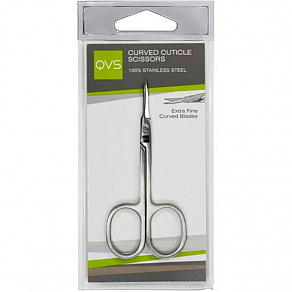 QVS Metro Cuticle Scissors Ножницы для кутикулы с изогнутыми лезвиями 10-1043