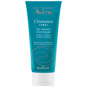 Avene Cleanance Cleansing Gel Гель очищающий матирующий для жирной проблемной кожи