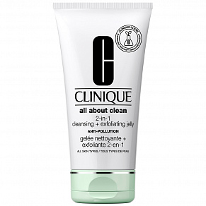 Clinique All About Clean 2-in-1 Cleansing Exfoliating Jelly Очищающее желе