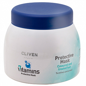 CLIVEN 7 Витаминов Защитная маска для химически обработанных и окрашенных волос