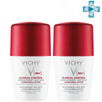 Vichy Deodorant Clinical Control 96H Duopack Дуопак шариковых-дезодорантов