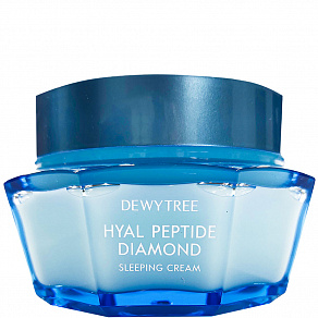 DEWYTREE HYAL PEPTIDE DIAMOND SLEEPING CREAM Увлажняющий ночной крем для лица Diamond c пептидами