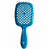 Janeke Hair Brush Rectangular Small Blue Щётка для волос маленькая - 2