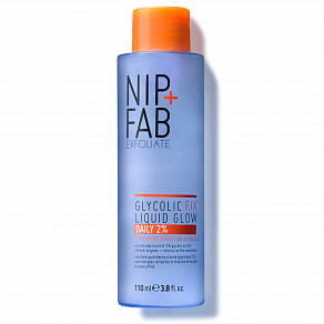 NIP+FAB Glycolic Fix Liquid Glow Extreme Отшелушивающий тоник для лица с 2% гликолевой кислотой