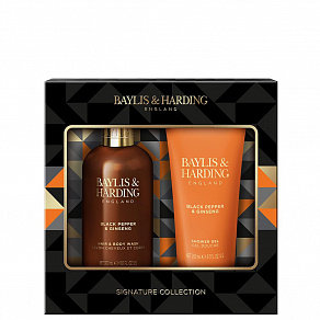 Baylis & Harding Black Pepper & Ginseng Men's Luxury Bathing Duo Gift Set Y23 Подарочный набор