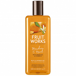 Fruit Works Shower Gel Mandarin & Neroli Гель для душа