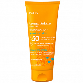 PUPA Sunscreen Cream Formula Clean SPF50 Солнцезащитный крем SPF50