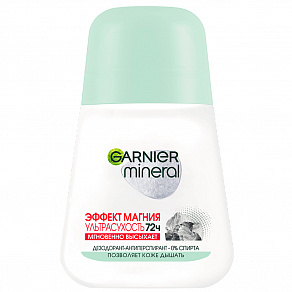 Garnier Mineral Дезодорант роликовый Эффект магния Ультрасухость 72ч
