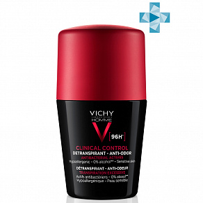 Vichy Homme Clinical Control 96h Deodorant Шариковый антиперспирант
