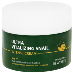 Dewytree Ultra Vitalizing Snail Intensive Cream Обновляющий интенсивный крем для лица с экстрактом с
