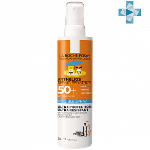 La Roche Posay Солнцезащитный ультралегкий спрей Anthelios Dermo-Pediatrics для чувствительной кожи 