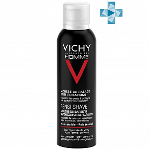 Vichy Homme Sensitive Skin Shaving Foam Пена для бритья для чувствительной кожи