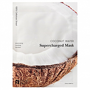 SNP Coconut Water Supercharged Mask Маска тканевая увлажняющая с кокосовой водой