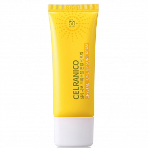 Celranico Crystal Tone Up Sun Cream SPF50/PА+++ Солнцезащитный крем для лица выравнивающий тон кожи