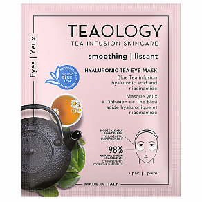 Teaology Hyaluronic Tea Разглаживающая гиалуроновая маска для глаз
